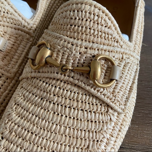 Gucci raffia agadir leather loafers - Picture 5 of 13
